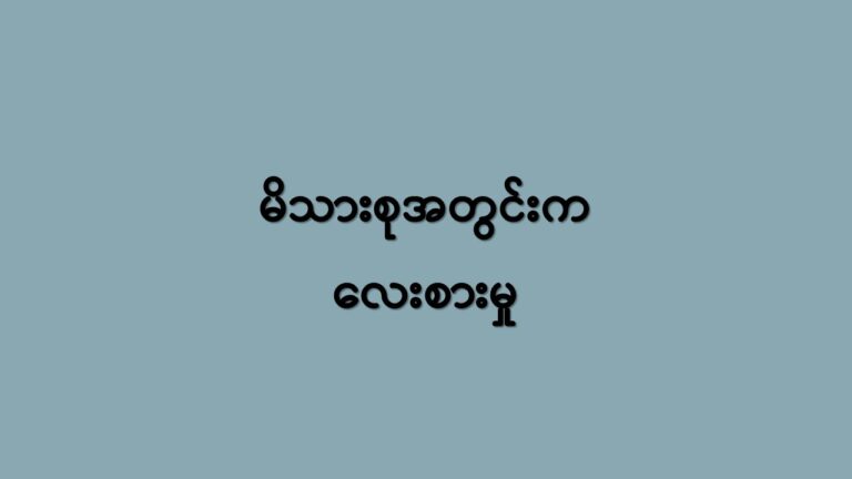မိသားစုအတွင်းကလေးစားမှု